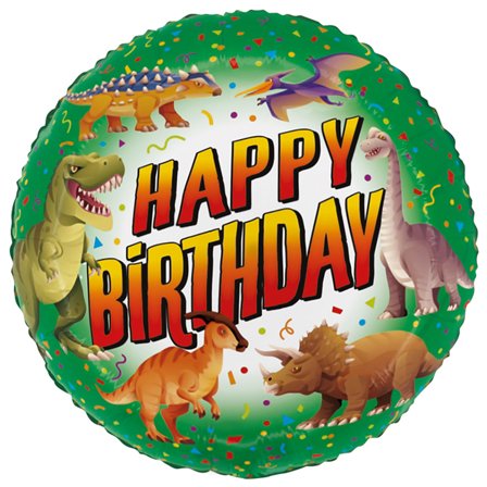 Folioilmapallo Dinosaurukset Happy Birthday