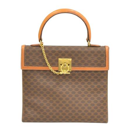 Celine Vintage, Pre-owned Macadam Bag Bruin, Dames, Maat:ONE Size