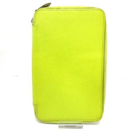 Hermès Vintage Pre-owned Læder bolig Gul, unisex Vintage Accessories, Størrelse: ONE Size