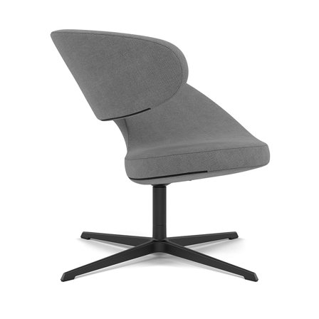 Varier Furniture Peel Club - Grey Wool - Black base
