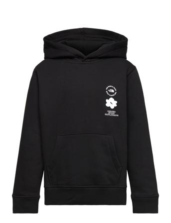 The North Face G Flower Graphic Relaxed Hoodie Svart