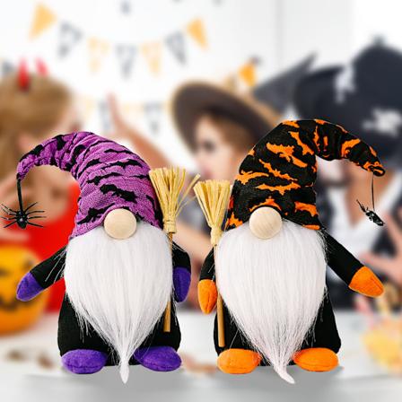 Halloween-tomte plyschleksak halloweendekoration navia tomte dvärg nither plyschleksak handgjord tomte plyschleksak halloweendekoration 