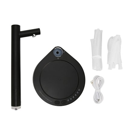 5 Gallon Smart Bordvattensdispenser 7 Nivåer Kvantitativ USB Laddning Universell Skrivbord Vattenflaska Dispenser Pump Svart