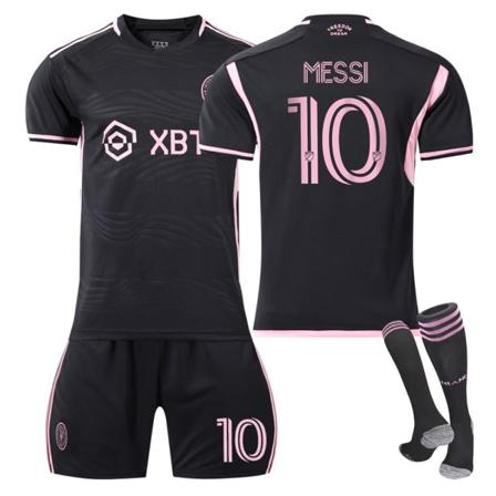Nuorten ja lasten jalkapallopaita Messi nro 10 poikien paita puku jalkapalloasu jalkapallopaita shortsit puku fanilahja T-paita-22 Option A