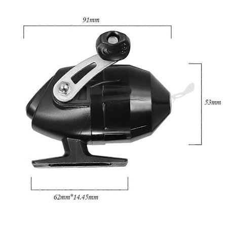 Lukket Fiskehjul Fiskesnelle med Fiskesene