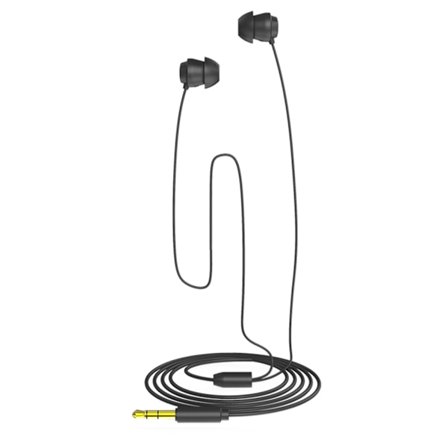 Kablede 3,5 mm soveøreplugger Stereo In-ear Anti-støy øreplugger