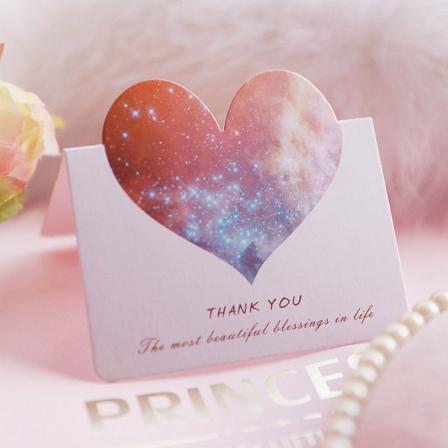 100 Kpl Kiitoskortteja Love Heart 1 1