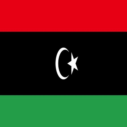 Libyens flagga 100