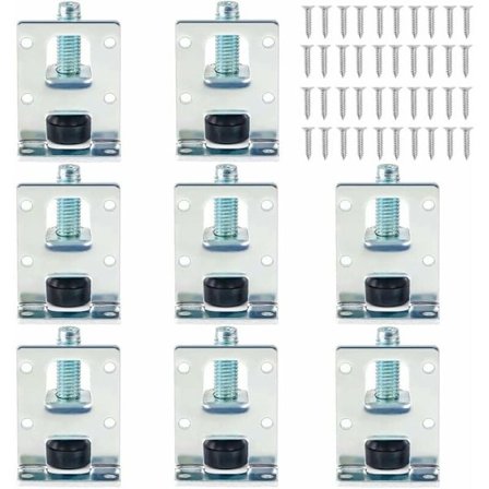 8 justerbare møbelnivåer for skap, Heavy Duty L