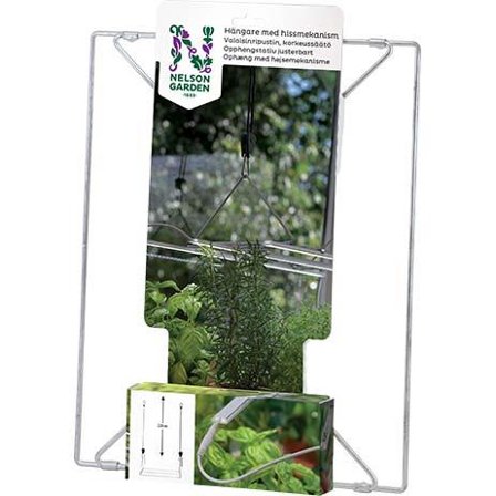 Nelson Garden 5606 Kasvivalaisimen ripustin, korkeussäätö, Kasvatus