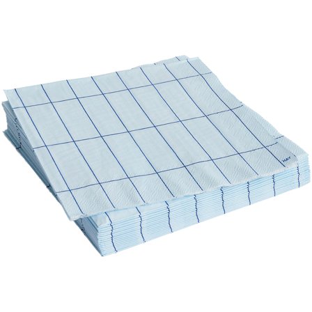 HAY Pattern middagsservetter 20-pack, light blue/blue grid | Dukning & Servering > Servetter > Servett | Bagaren och Kocken