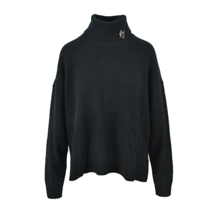 Liu Jo, Turtlenecks Czarny, Kobieta, Rozmiar: S