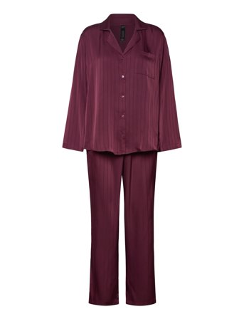 Hunkemöller | Pj Ls Satin Pinstripe | L