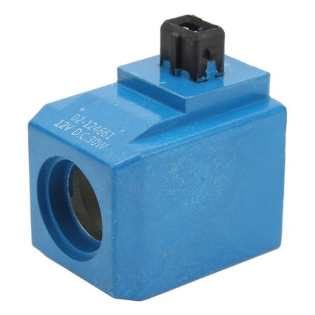 Magnetventilspole 02 124661 12V 30W Rund Stiftventilspole Udskiftning til Eaton Solenoid