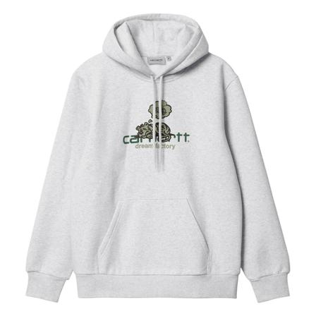 Carhartt Wip, Hoodies Grijs, Heren, Maat:L,polyester
