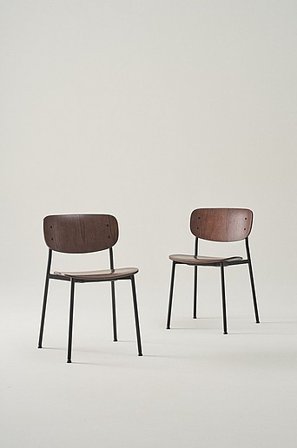 Jotex - Stol 2-pak Valnød - MORRELL - Køb Spisebordsstole & køkkenstole hos Jotex