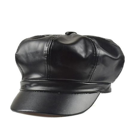 Damer Efterårs-Vinter Mode Læder Kasketter