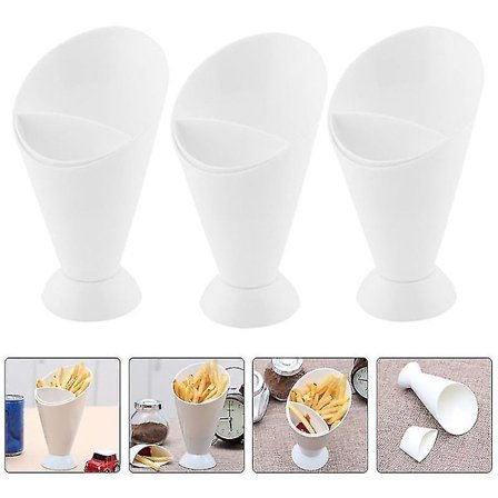 6 kpl Ranskalaiset Perunoiden Dippauskuppeja Kartio Majoneesi Salaatti Kulho