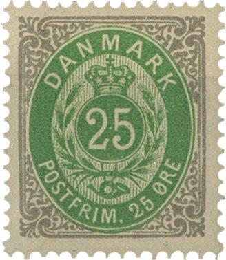 Danmark 1875-1879 - AFA 29 - Postfrisk