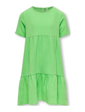 Kogthyra S/S Layered Dress Wvn Dresses & Skirts Dresses Casual Dresses Short-sleeved Casual Dresses Green Kids Only