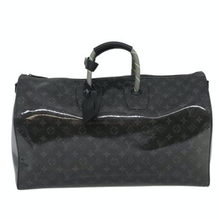 Louis Vuitton Vintage, Pre-owned Canvas Keepall Zwart, Dames, Maat:ONE Size