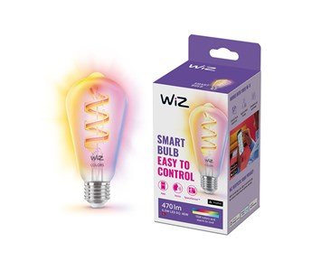 WIZ-Wi-Fi RGB 40W ST64 E27-Smart Wi-Fi LED 40W E27-pære-Smart home-Glødepærer