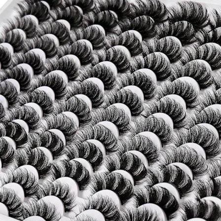 48 paria ripsienpidennyksiä, paksut tekokuituripset, dramaattiset pörröiset tekoripset, tukkuerä, 6 eri tyyliä, pitkät 5D-volyymikiharat irtoripset