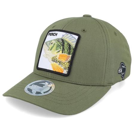 Skillfish - Zelená adjustable Kšiltovka - Kids Perch Pro Fishing Olive Adjustable @ Hatstore