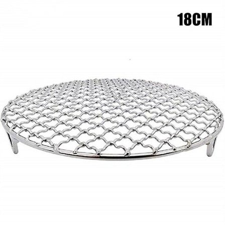 Grillritilä pyöreä ruostumaton teräs Ø 15 18 20 24 29cm Grill BBQ UUSI