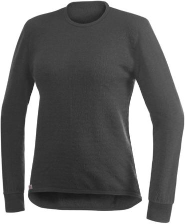Woolpower - Crewneck 200 pitkähihainen paita - Unisex - Harmaa - Unisex