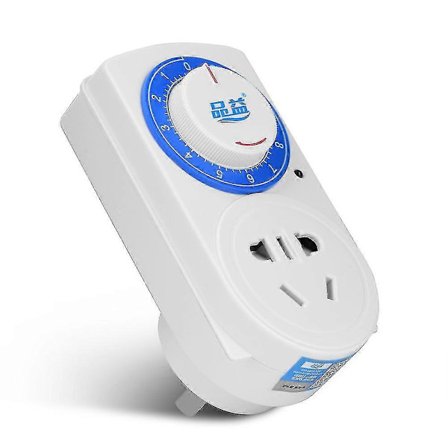 220V 10A Timer Socket Mekanisk Vridtimer Strömbrytare Uttag Nedräkning Vägguttag AU-kontakt (LGL)