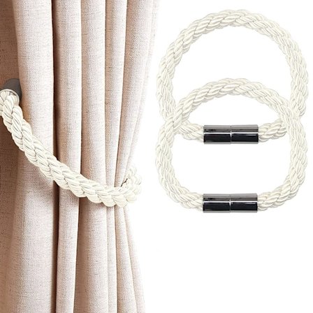2-pakks Sterke Magnetiske Gardinholdere, Moderne Enkel Stil