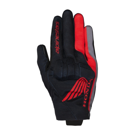 Motorradhandschuhe Alpinestars Honda Reef V2 Schwarz/Dunkelgrau/Hellrot L