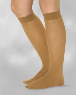 Helseknestrømpe 2-pk Beige - 39/40 - Louise