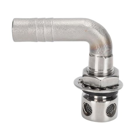 Brændstofudluftning 90° 316 Rustfrit Stål 4 Huller Marine Grade Gastank Yacht Hardware Fitting M16