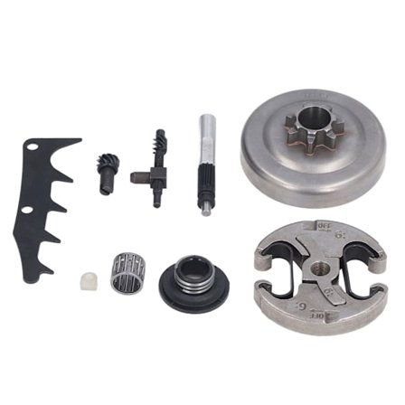 7-tanners koblings trommel kjedeoljepumpeenhet Jern slitesterkt tilbehør for Husqvarna 455