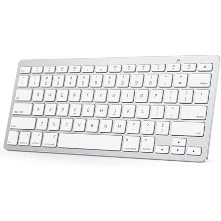 Bluetooth-tastatur til Mac, kompakt trådløst tastatur, der er kompatibelt