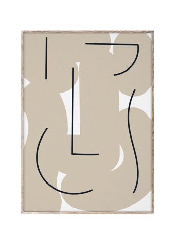 Different Strokes - 50X70 Home Decoration Posters & Frames Posters Graphical Patterns Monivärinen/Kuvioitu Paper Collective