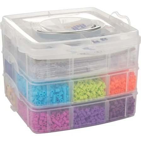 Helmisetti lapsille, 12 väriä, 5 mm, 9000 helmeä