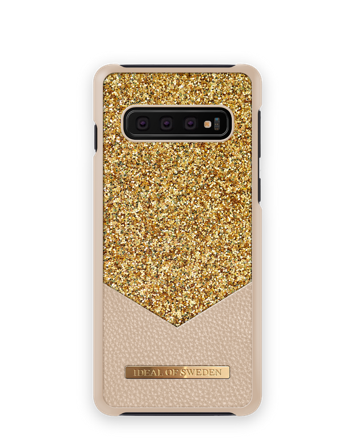 Female deksel, Glimmer Galaxy S10 Topaz, iDeal of Sweden