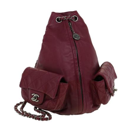 Chanel Vintage, Backpacks Rood, Dames, Maat:ONE Size