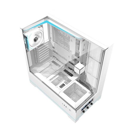 Darkflash DY450 PRO computerkabinet (hvid) + 1 blæser