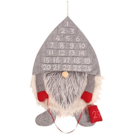 Christmas Advent Calendar For Kids, Santa Claus Wall Calendar For Christmas Decoration, 2020 Xmas Countdown Calendar, Christmas Tree Hanging Ornaments