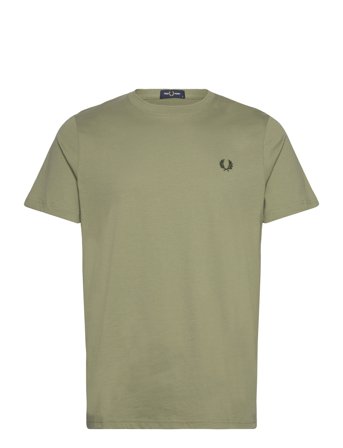 Crew Neck T-Shirt Khaki Fred Perry