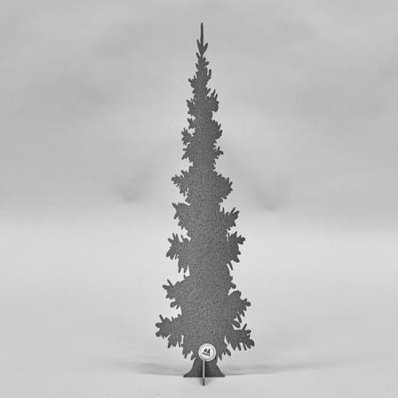 Julgran / Vinter dekoration 58cm Grey