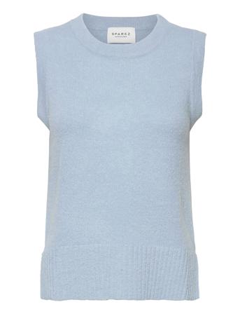 Lissie Knitted Vest Blue SPARKZ COPENHAGEN