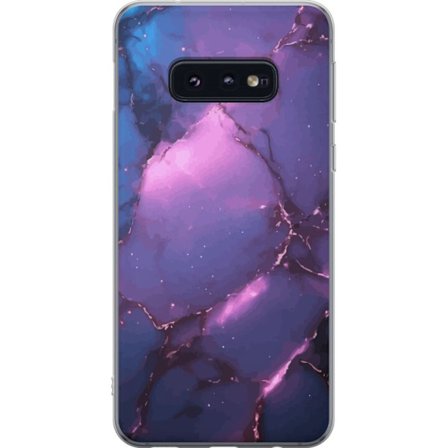 Yhteensopiva Puhelinkuori Samsung Galaxy S10e Lila marmormönster