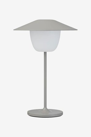 Blomus - LED-lampa Ani Mini 21,5 cm - Grå - Uppladdningsbara lampor - Från Homeroom