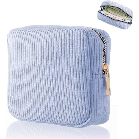 Toalettmappe - Oppbevaringsveske for sanitetsbind og sminke - Vesker for sanitetsbind - menstruasjonsvesker