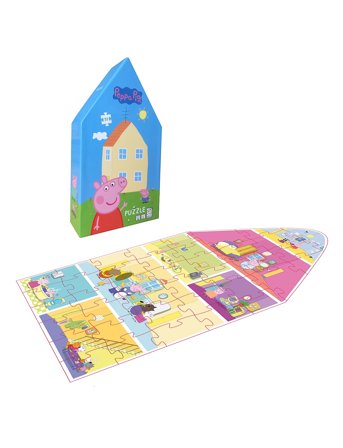 Barbo Toys | Peppa Pig Shaped Puzzle House | ONE SIZE